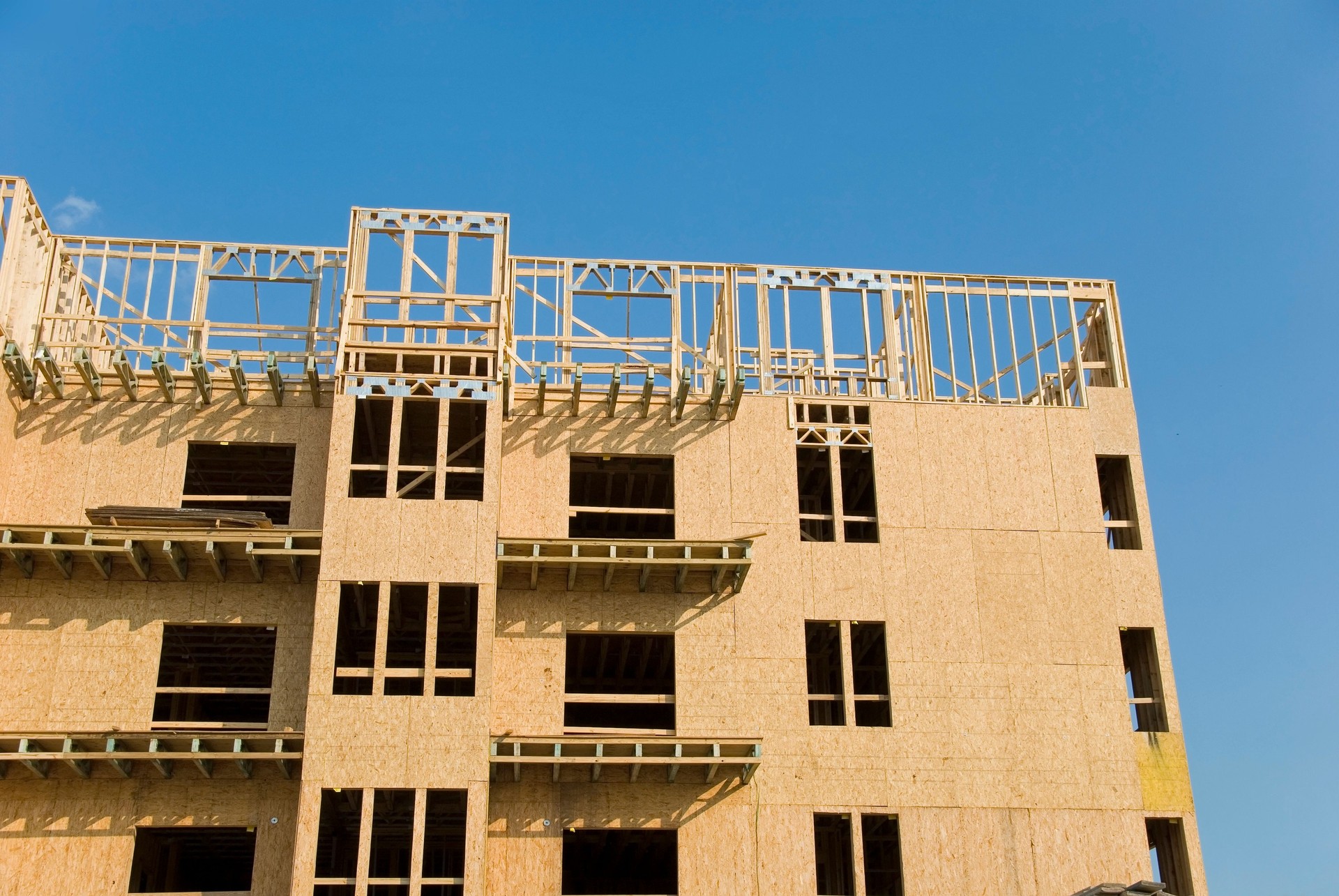 Apartment building under construction