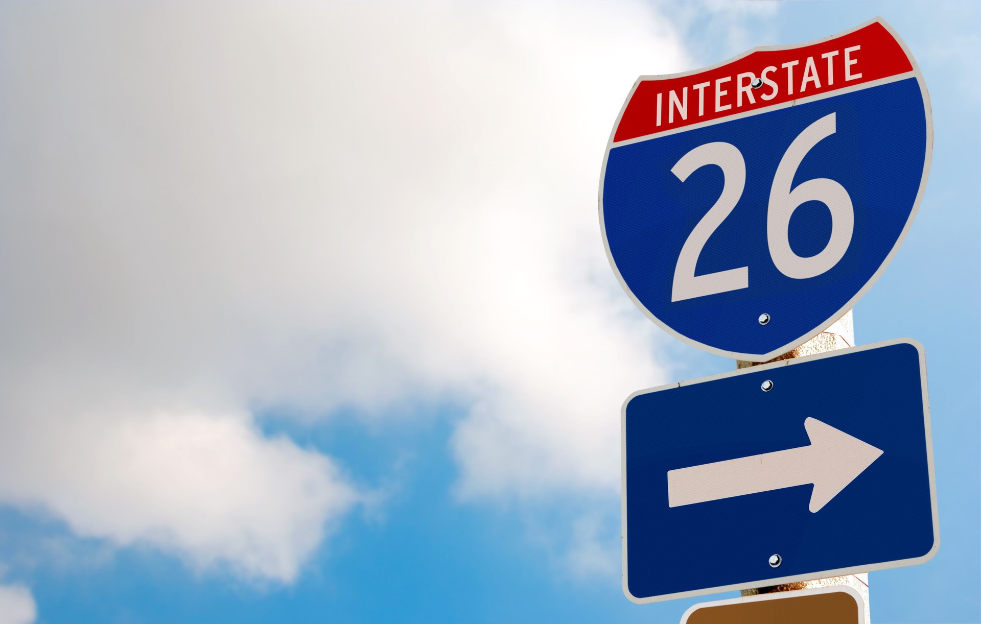 Interstate 26 Road Sign